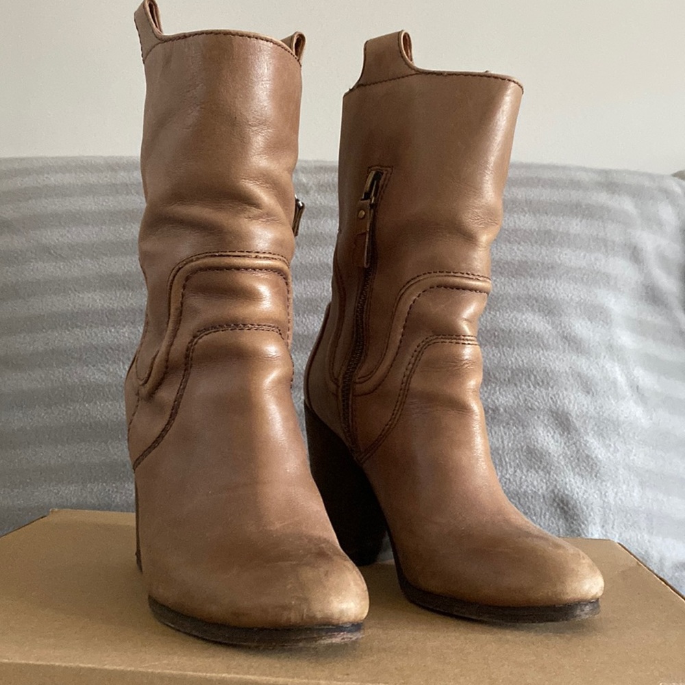Modern Vintage Leather Boots